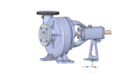 泵三维模型7：单级悬臂离心泵