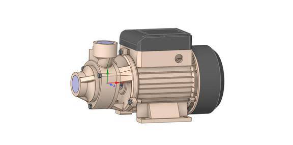 泵三维模型9：QB60旋涡泵