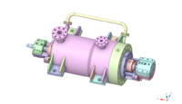 泵三维模型12：多级泵（BB5）