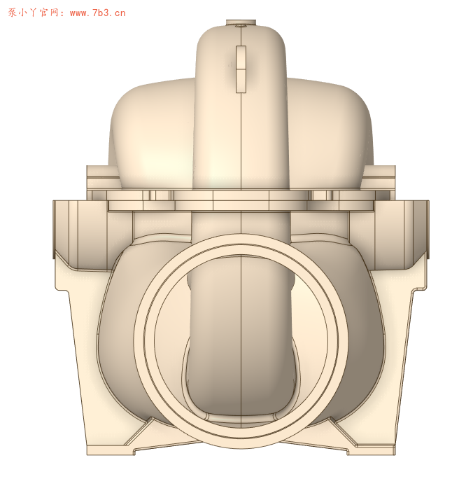 离心泵水力设计碎片知识：1.双吸泵吸水室图解