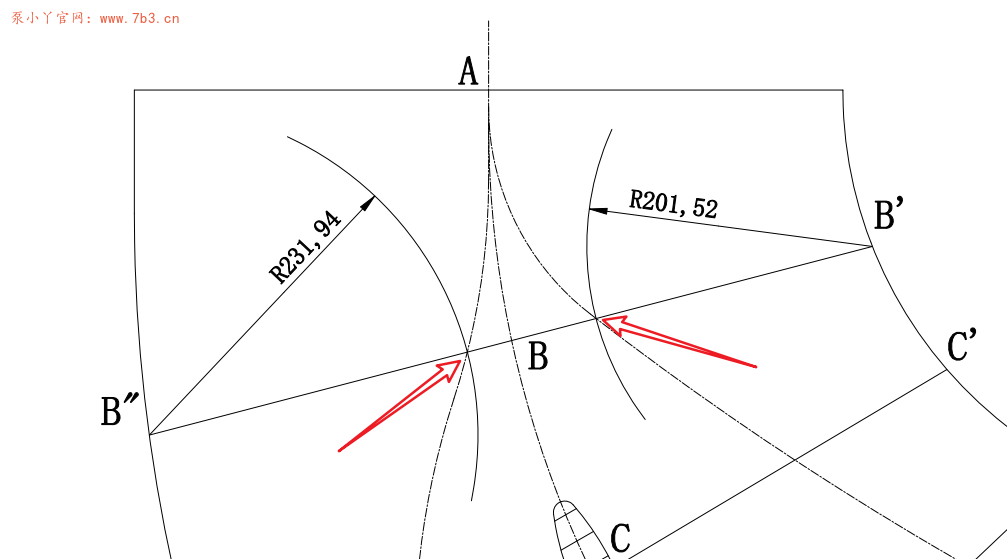离心泵水力设计碎片知识：2.双吸泵吸水室图解2