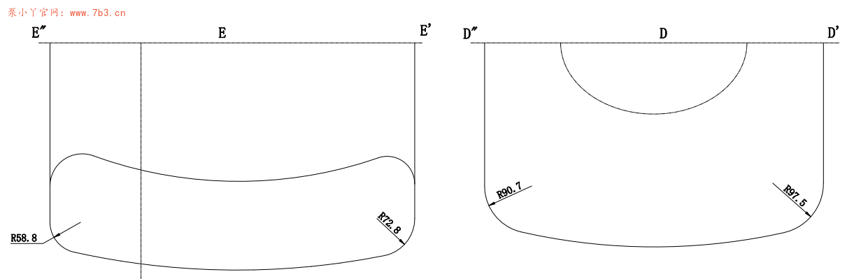 离心泵水力设计碎片知识：2.双吸泵吸水室图解2