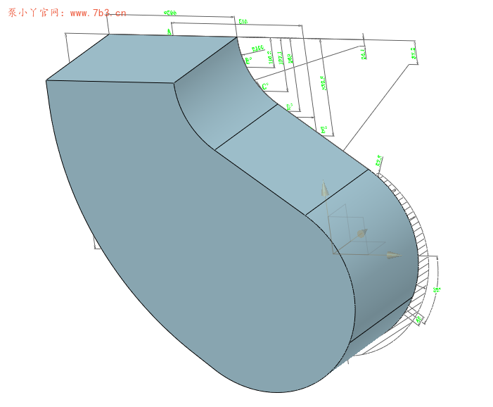 离心泵水力设计碎片知识：2.双吸泵吸水室图解2