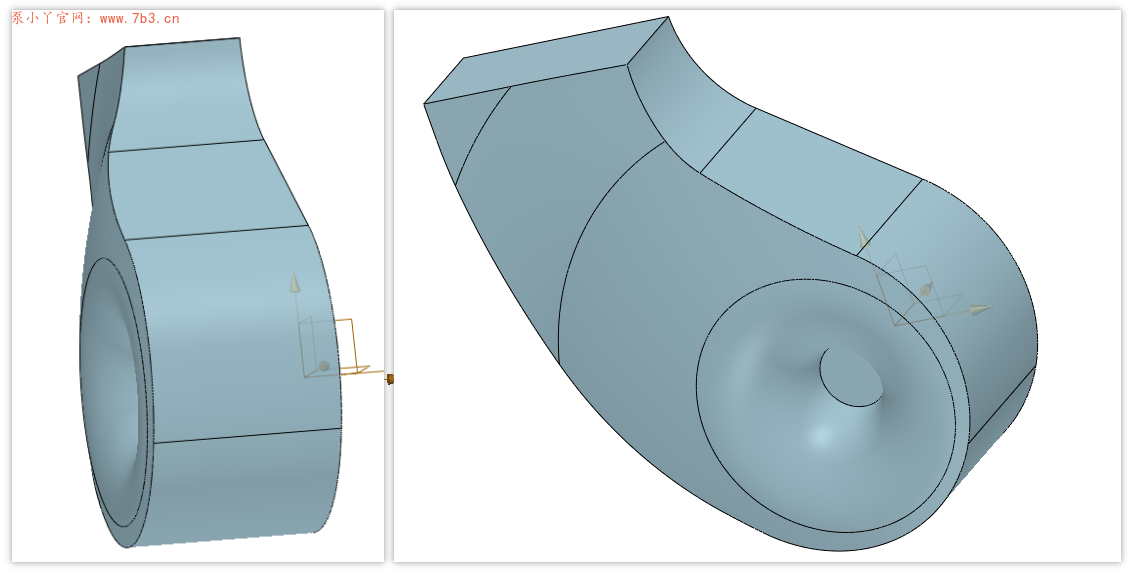 离心泵水力设计碎片知识：2.双吸泵吸水室图解2