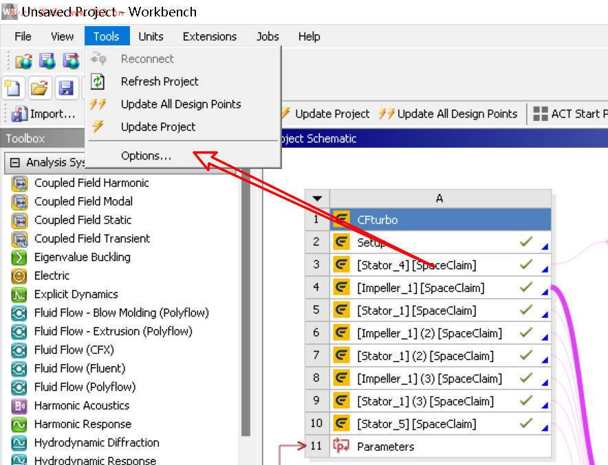 CFturbo2023联合Workbench无part解决方案