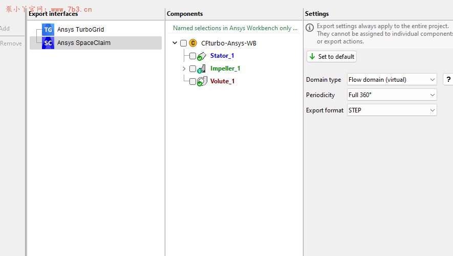 CFturbo联合WB时导出模型报[ ]错的解决方案