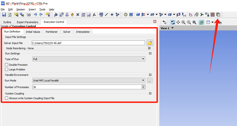 CFX多核计算及多网格数求解报错通用解决方法