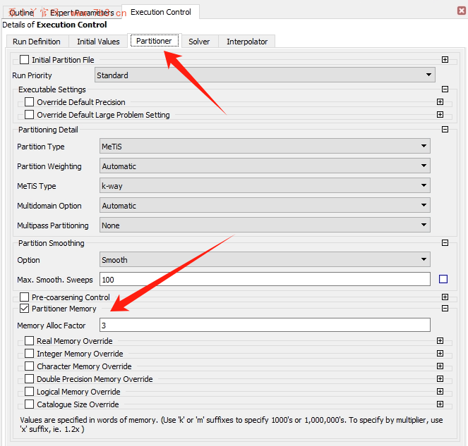CFX多核计算及多网格数求解报错通用解决方法
