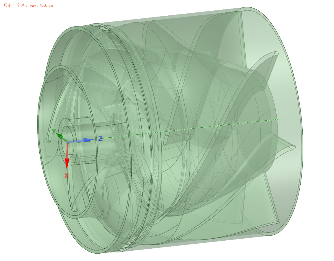 泵三维模型26：潜水泵