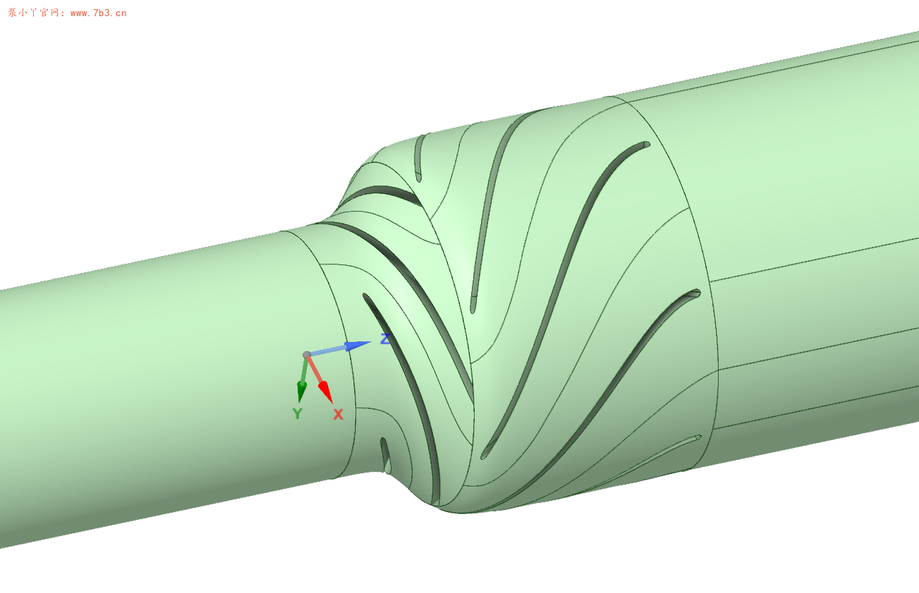 泵三维模型26：潜水泵