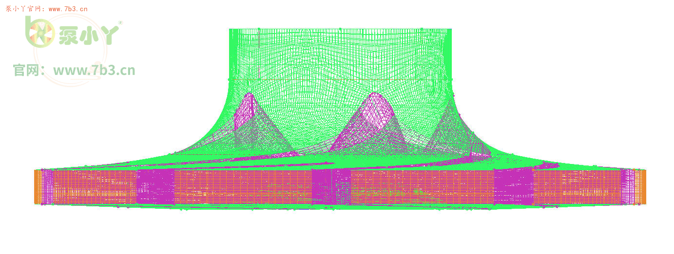 分享一套ICEM离心泵的全结构化网格