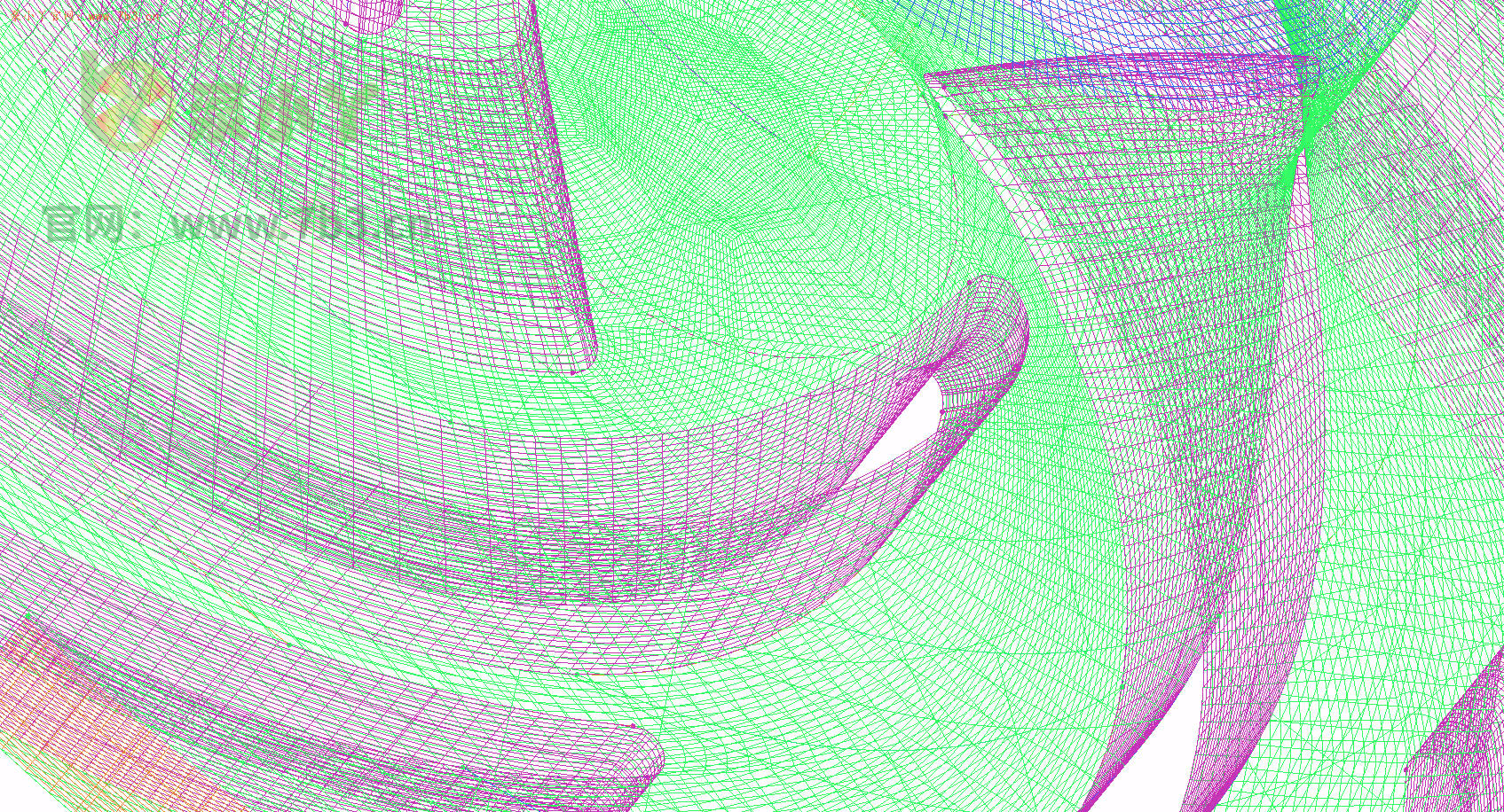 分享一套ICEM离心泵的全结构化网格