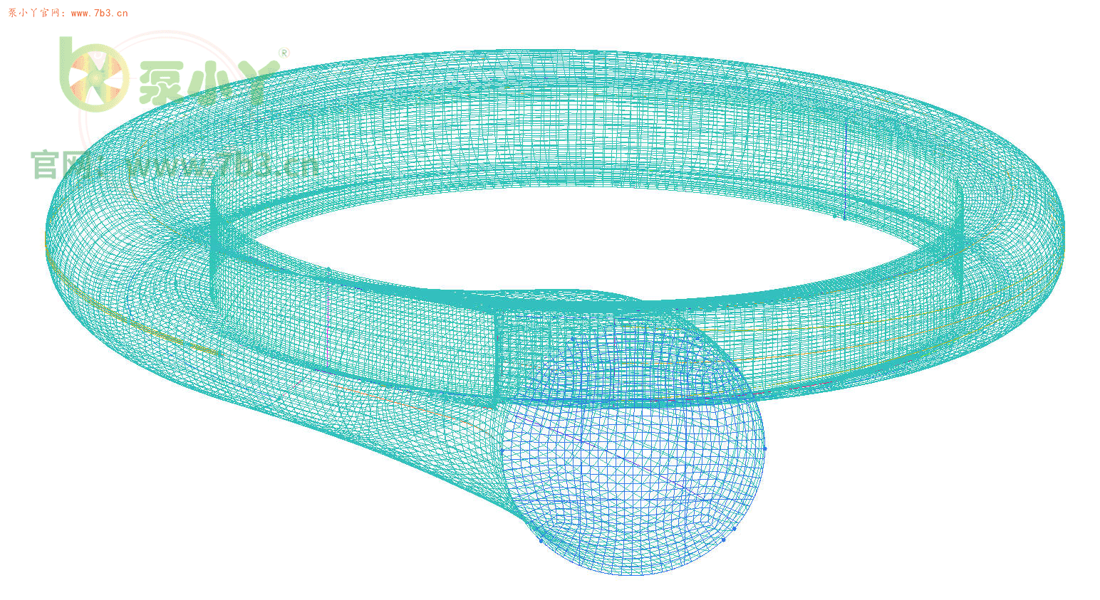 分享一套ICEM离心泵的全结构化网格