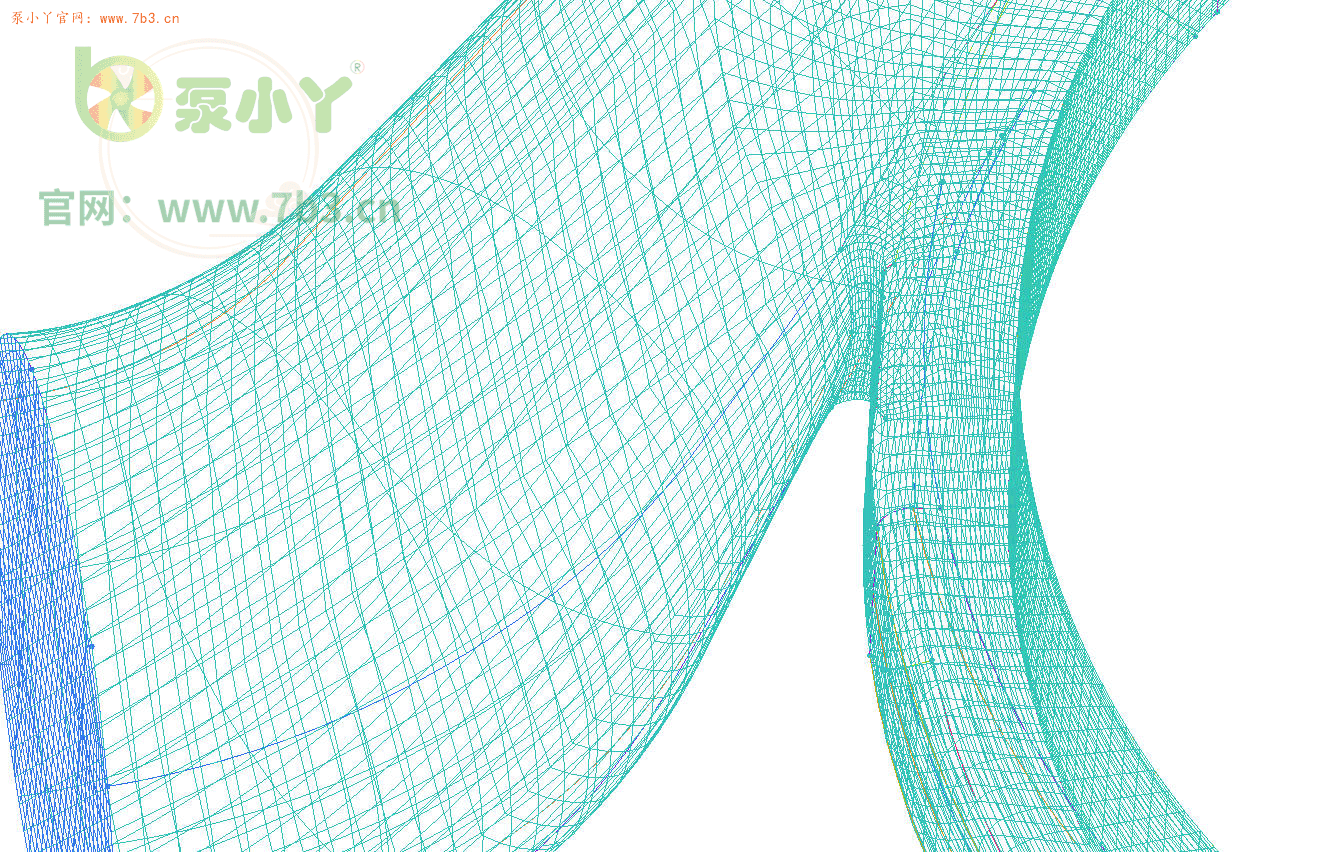 分享一套ICEM离心泵的全结构化网格