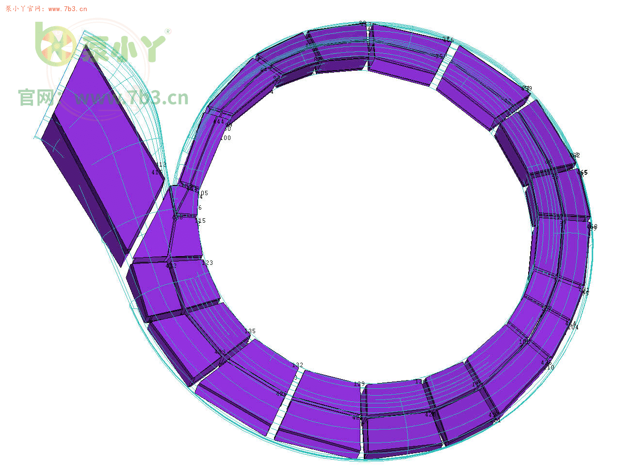 分享一套ICEM离心泵的全结构化网格