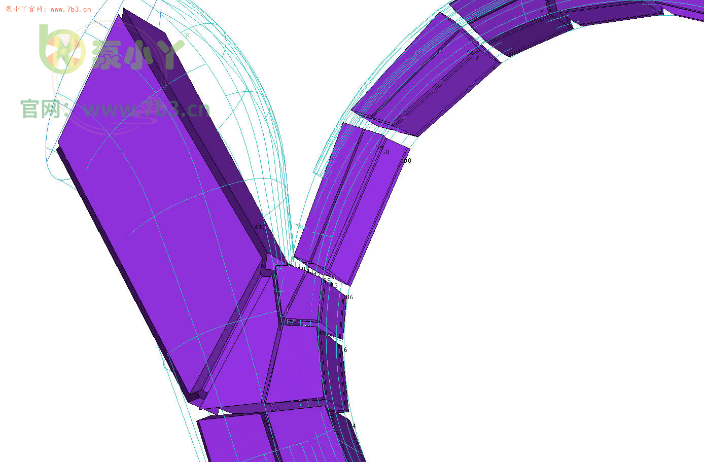 分享一套ICEM离心泵的全结构化网格