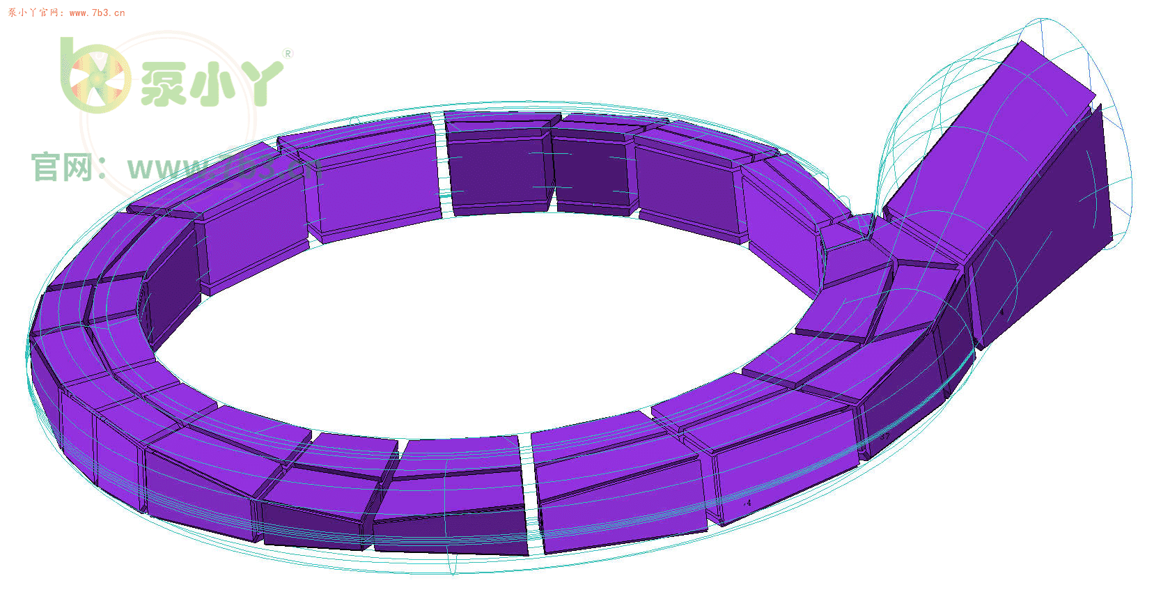 分享一套ICEM离心泵的全结构化网格