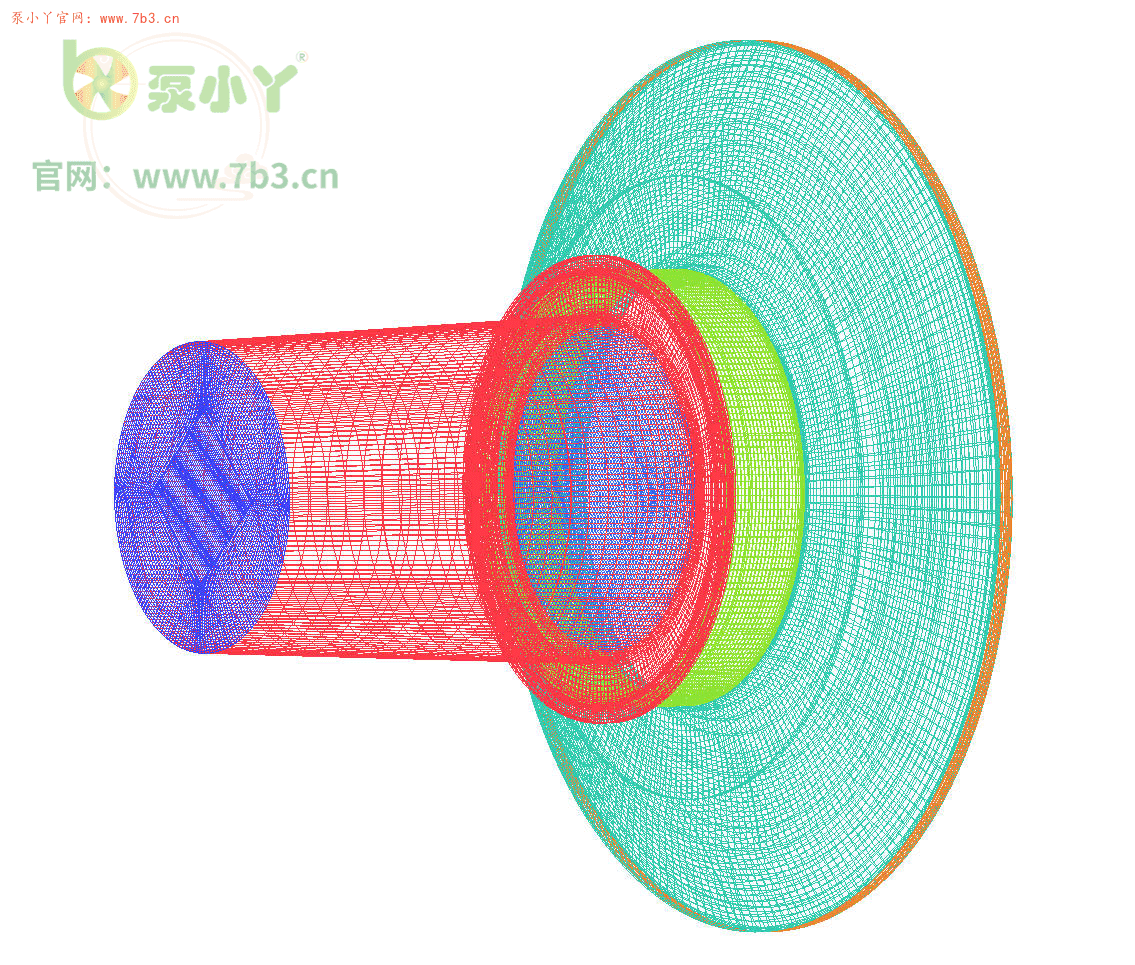 分享一套ICEM离心泵的全结构化网格